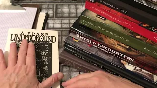10 dungeon design books & my dungeon year design journal project