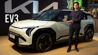 Nya 2024 Kia EV3 GT Line – en första genomgång av den kompakta elbilen (ENG SUB)