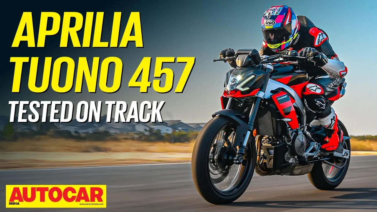 Aprilia Tuono 457 track review - As good as the RS 457? | Track Ride | Autocar India