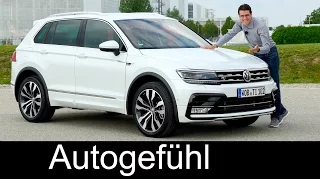 VW Volkswagen Tiguan R-Line FULL REVIEW 240 hp BiTurbo TDI test driven