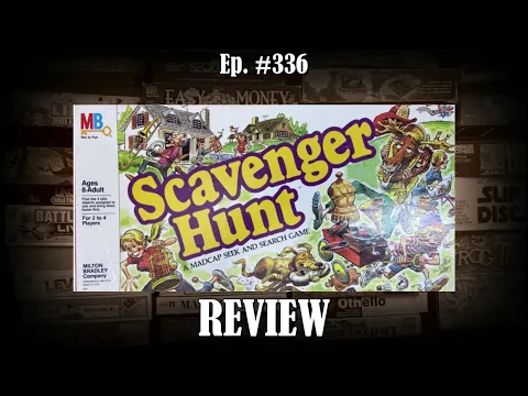 Ep. 336 Scavenger Hunt Board Game Review (Milton Bradley 1983)