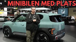 Kia EV2 är den söta lillbilen med den välbekanta insidan