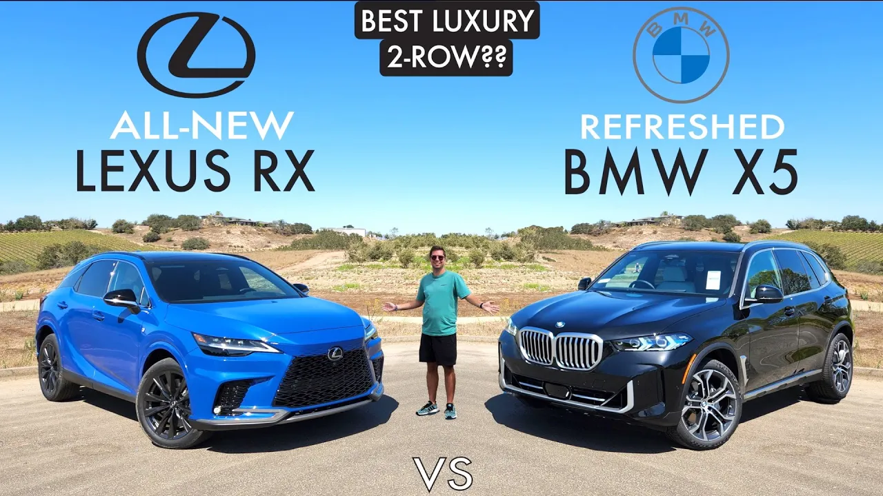 BEST-SELLER BATTLE! -- 2024 BMW X5 vs. Lexus RX: Comparison