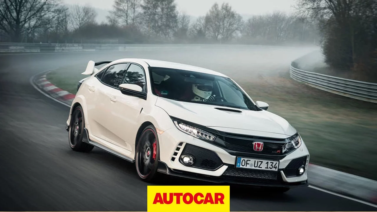 Honda Civic Type R Nurburgring front-drive lap record onboard | Autocar