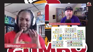 Gumbo Live! with Jambalaya Plays Games talking Fantastic Factories