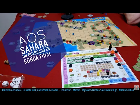 Age of Steam Sahara a 4j. Uno quebrado en minutos finales