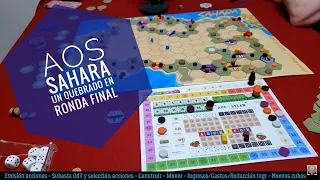 Age of Steam Sahara a 4j. Uno quebrado en minutos finales