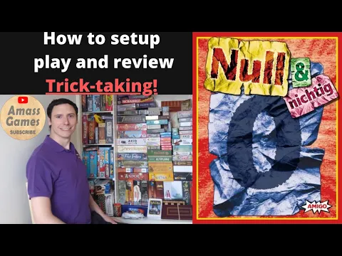Null & Nichtig trick taking #howtoplay #review #boardgame AmassGames #games #tabletop #game