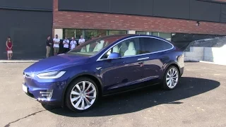 Tesla Model X P90DL delivery, configuration and walkaround