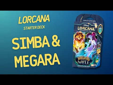 Disney Lorcana Whispers in the Well Starter Deck - Amber & Emerald | Inside with João Ricardo Ep840