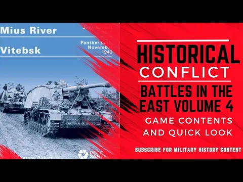 Battles in the East Volume 4: Game Contents, Rules and Quick Look (4k) #boardgaming #ww2