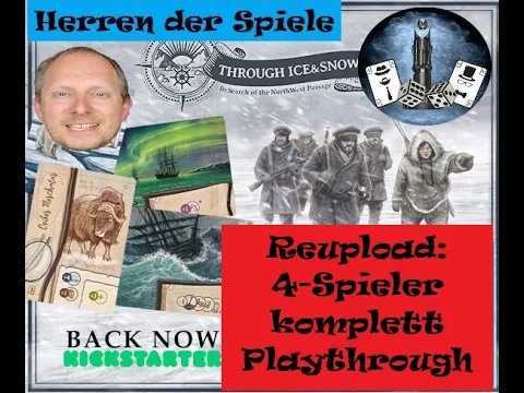4 Spieler Playthrough: Through Ice & Snow - 2Tomatoes - semi-kooperatives Workerplacement