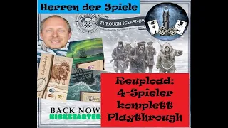 4 Spieler Playthrough: Through Ice & Snow - 2Tomatoes - semi-kooperatives Workerplacement