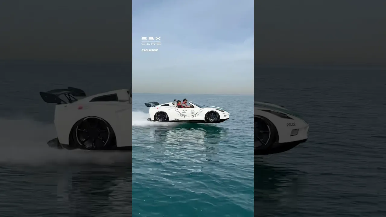 Dubai Police Car Boat?! 🚓 #police #cars #boats