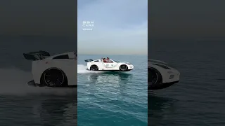 Dubai Police Car Boat?! 🚓 #police #cars #boats