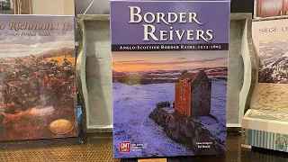 Unboxing Border Reivers from GMT Games