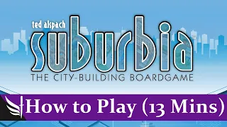 How to play Suburbia Board Game (Second Edition: Suburbia Inc, 5 Star, Solo)