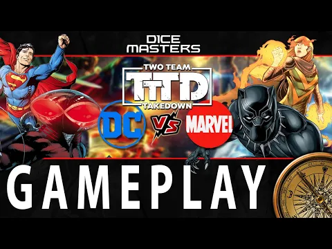 Dice Masters Two Team Takedown Marvel vs DC Gameplay | Round 3 | Epic Dice Battles!