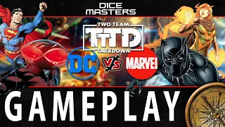 Dice Masters Two Team Takedown Marvel vs DC Gameplay | Round 3 | Epic Dice Battles!