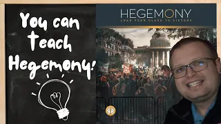 Hegemony How To Teach - Goals, Game Board, and Phases