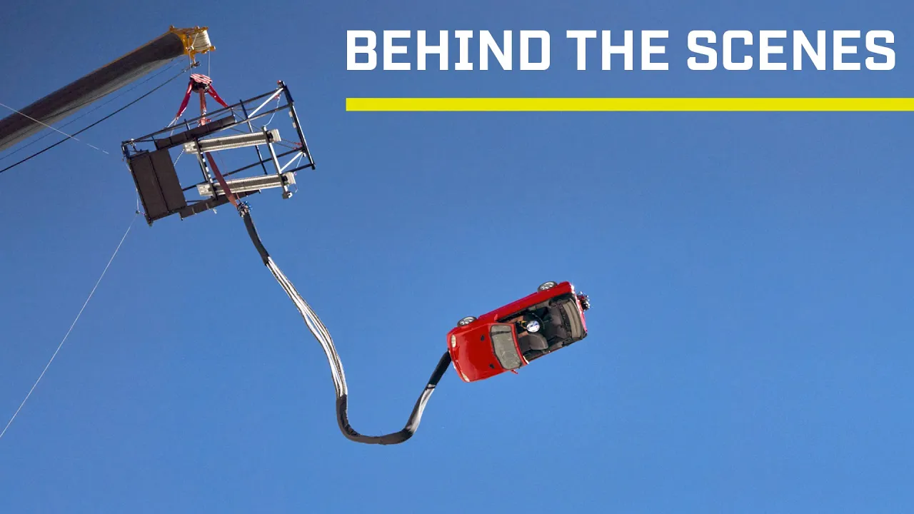 How To Bungee Jump A Car Off A Dam | Top Gear: Series 28