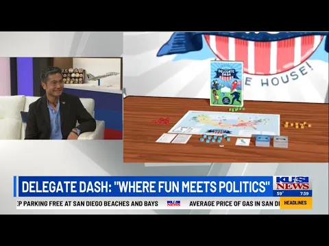 Delegate Dash coverage on KUSI (Local San Diego News)