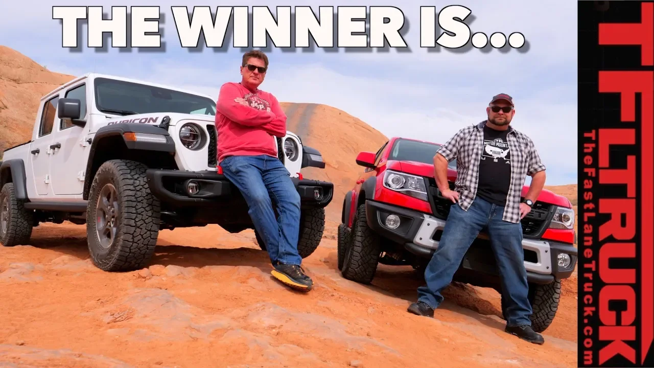 2020 Jeep Gladiator vs Chevy ZR2 Bison: Watch These Off-Road Titans Battle it out in Moab, Utah!