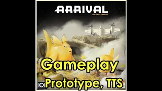Arrival prototype gameplay with designer Phil Eklund (2 players), TTS