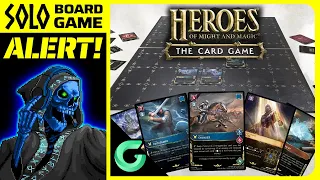 Heroes of Might & Magic: The Card Game | Solo Board Game ALERT!