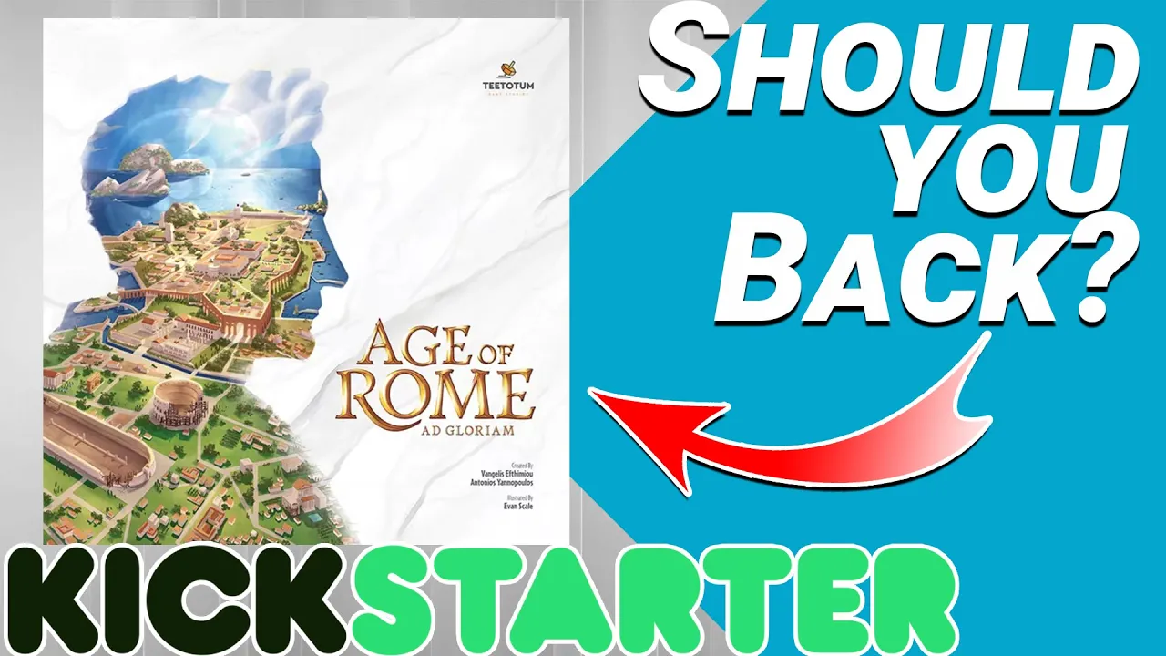 Age of Rome The Board Game // Should You Back It? Kickstarter Guide