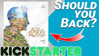 Age of Rome The Board Game // Should You Back It? Kickstarter Guide