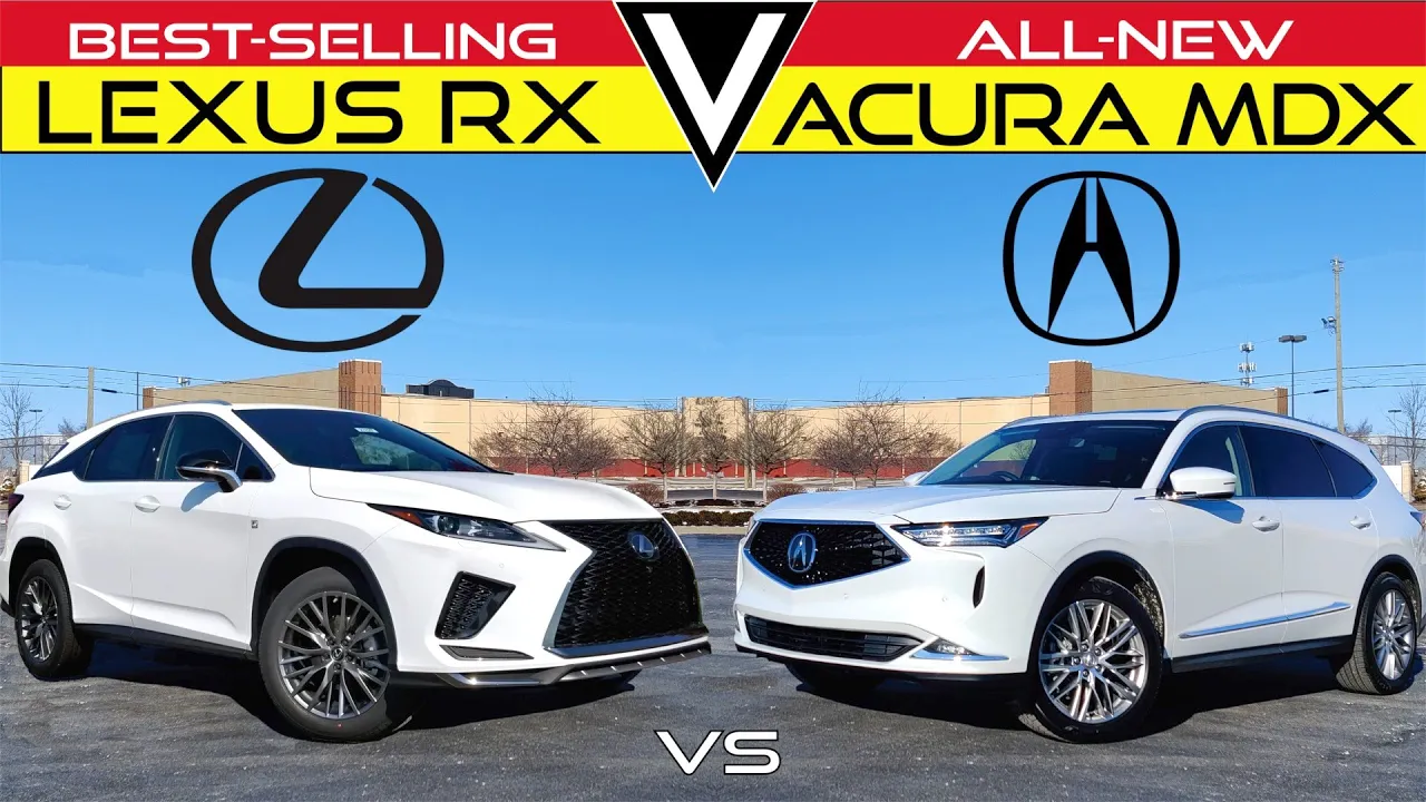 BEST SELLER BATTLE! -- 2022 Acura MDX vs. 2021 Lexus RX 350: Comparison