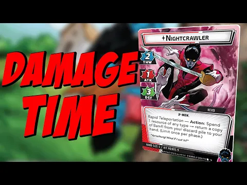 Marvel Champions Nightcrawler Aggression vs Expert Crossbones Live Replay