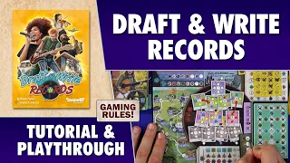 Draft & Write Records - Tutorial & Playthrough