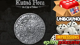 Kutná Hora The City of Silver - Unboxing & Impressions (EN) by Epitrapaizoume