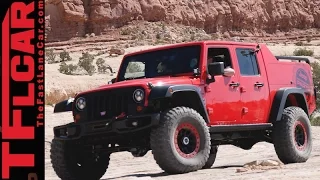 We Drive the Jeep Red Rock Responder Concept: A 4-Door Factory Wrangler Pickup