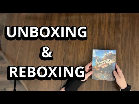 Pirates of Maracaibo: Commanders Expansion - Board Game Unboxing & Reboxing - What's in the Box?