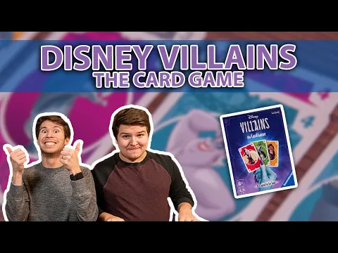 Disney Villains: The Card Game | It Feels Good To Be Bad! (Board Game Overview & Review #80)