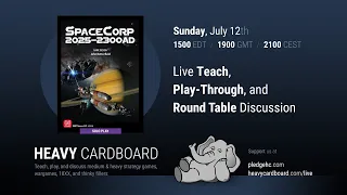 SpaceCorp Solo Teaching, Play-through, & Round table by Heavy Cardboard