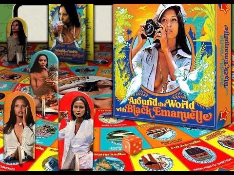 AROUND THE WORLD WITH BLACK EMANUELLE Severin Board Game Review