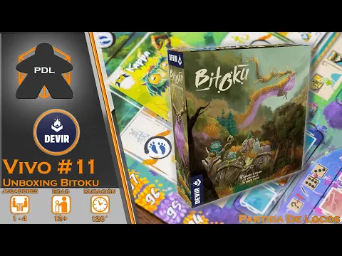 Vivo #11 - Unboxing Bitoku | Devir | Germán Millán | Partida de Locos |