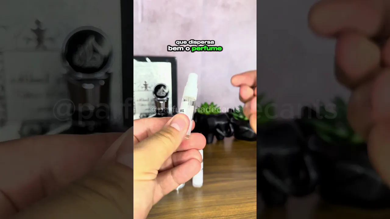 Video de Parfumeria Decants de Perfumes Árabes e Importados
