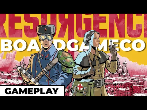 Resurgence - An Amazing Bag Building Euro - 3 Player Gameplay with @BoardGameCo