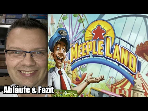 Meeple Land (Blue Orange / asmodee) Freizeitpark Familienspiel - ab 10 Jahren - Abläufe & Fazit