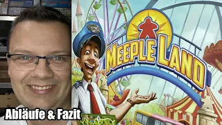 Meeple Land (Blue Orange / asmodee) Freizeitpark Familienspiel - ab 10 Jahren - Abläufe & Fazit
