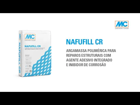 Argamassa Estrutural  Polimérica CR Externo e interno Cinza 25kg MC Bauchemie