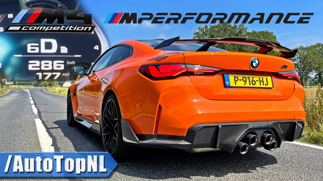 BMW M4 G82 M PERFORMANCE | SOUND vs STOCK DRIFT POV & TOP SPEED by AutoTopNL