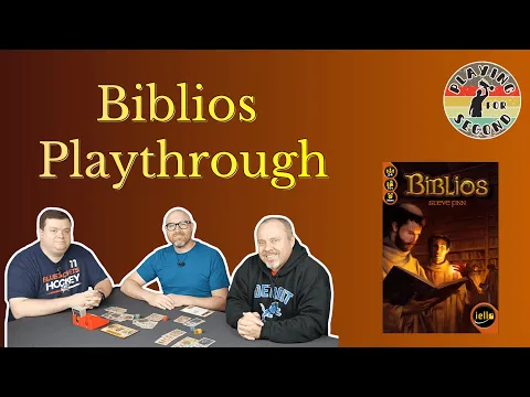 Biblios Playthrough - Playing for Second