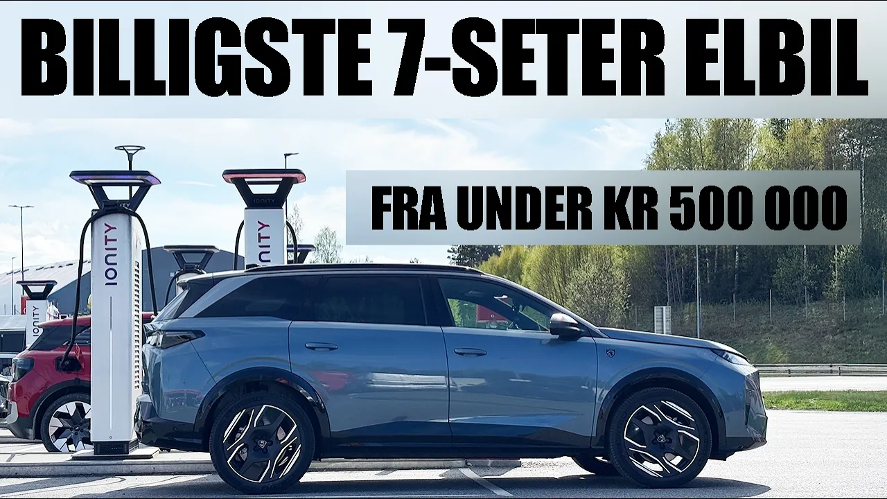 Peugoet E 5008 Dual Motor | REKKEVIDDETEST i 80, 100 og 120km/t + FØRSTE KJØREINTRYKK