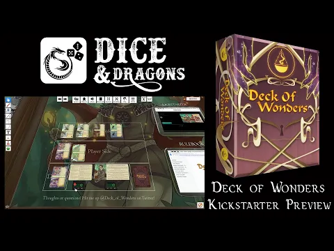Dice and Dragons - Deck of Wonders Kickstarter Preview